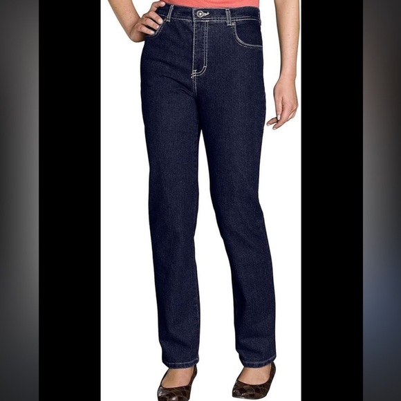 Gloria Vanderbilt | Amanda Women’s Jeans | Tapered Stretch |Dark Wash | size 12P - Picture 1 of 5